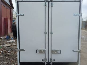 холодильник для магазина: İzotermik/soyuducu yük konteynerinin arxa qapıları - İkiyarpaq arxa — 1