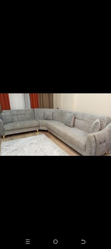 mebel alan: Künc divan, İşlənmiş, Açılan, Bazalı — 1