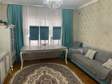 20 ci sahede kiraye heyet evleri: Sumqayıt, 18-ci mkr, 3 otaq 5.5 mərtəbə, tam əşyalı mənzil kirayə — 1