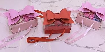 ayicik sekilleri: Hədiyyə qutusu, rəng - Çəhrayı — 2