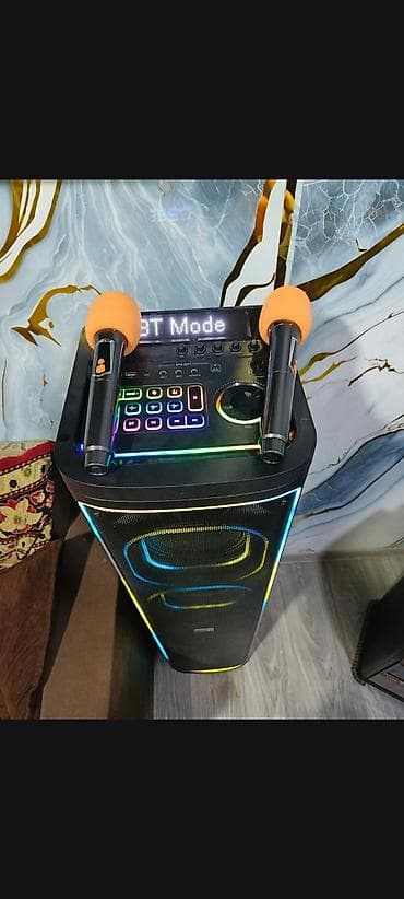 Karaoke funksiyalı partny vantsız akustik sistem - İki ədəd simsiz
