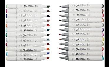 8 mart konvert: Mont Marte Dual Tip Art Markers – Premium, 24 rəngli dəst 2 dəfə — 3
