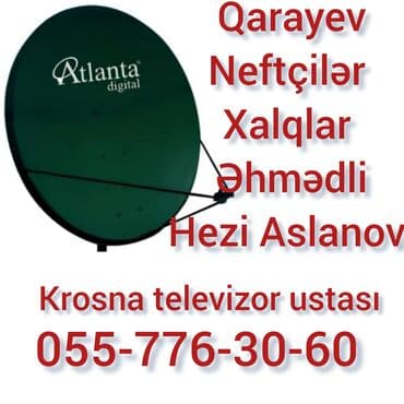 Peyk antenalarının quraşdırılması | Quraşdırılma, Təmir, Tənzimlənmə | Zəmanət