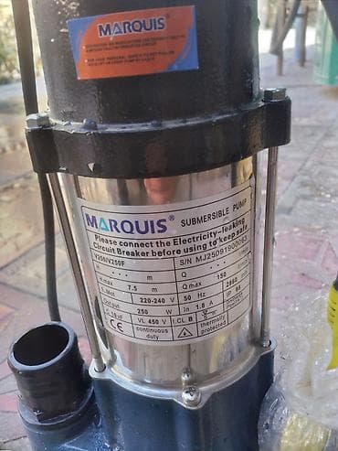 MARQUIS markalı dalğıc nasos 40LIQ ÇIXIŞ ARENDA 1 GÜN 20 AZN CİRKLİ SU