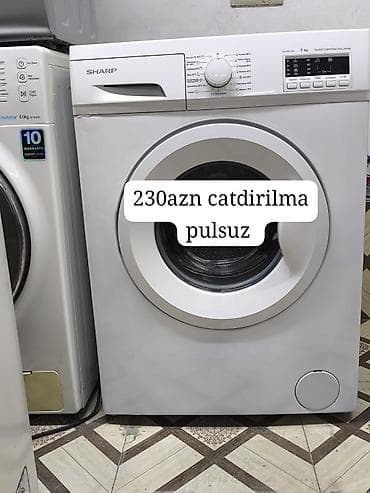 Elektronika: SHARP önyükləməli paltaryuyan maşın - Yükləmə həcmi: 7 kq - — 1