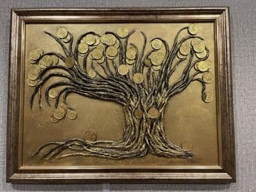 argon svarka aparat: Картина «Денежное дерево »💰💵 Ручная работа денежки настоящее! — 3