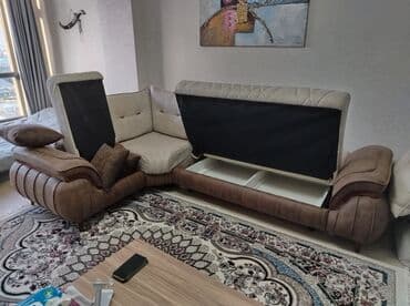 стул стремянка трансформер: Künc divan, Açılan, Bazalı, Parça — 7