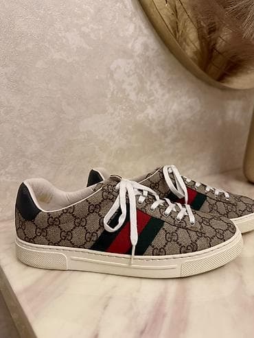 Gucci Ace kişi/kadın krossovkaları - Model: Gucci Ace - Material: GG — 4
