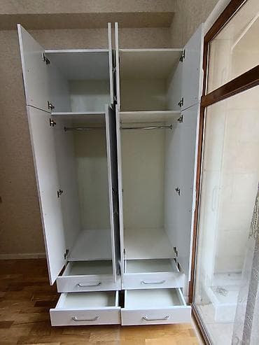 iwlenmiw plastik qapi: 4 qapılı, Siyirməli, Ağ, Digər material, Açılan, Düz dolab — 2