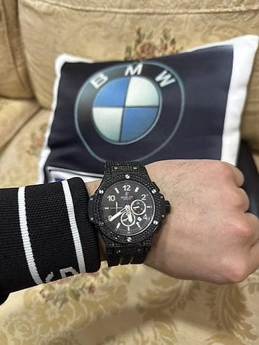 esger saatlari: Qol saatı, Hublot, rəng - Qara — 1