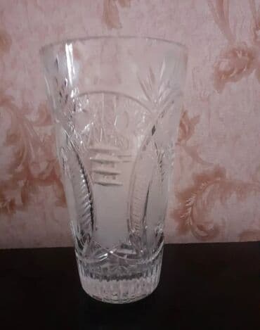 Хрустальная ваза 20 летней давности Новая, не использована Xrustal