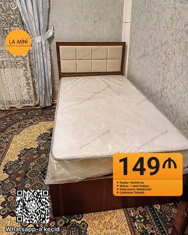 divan çarpayı: Təknəfərlik çarpayı, Matras ilə — 1