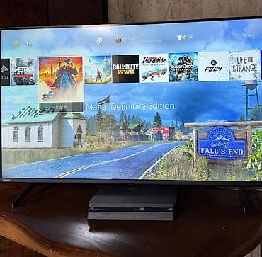 playstatio: Salam playstation 4slim satılır Üzərində 2 pult və lazımi kabelləri — 1