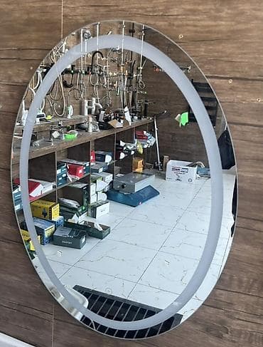 hamam esyalari: Güzgü Divar üçün, Oval, Hamam üçün, Arxa işıqlı — 1