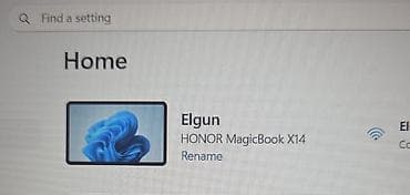 Lenovo: HONOR MagicBook X14 noutbuk Texniki xüsusiyyətlər: - Prosessor: 12-ci — 4