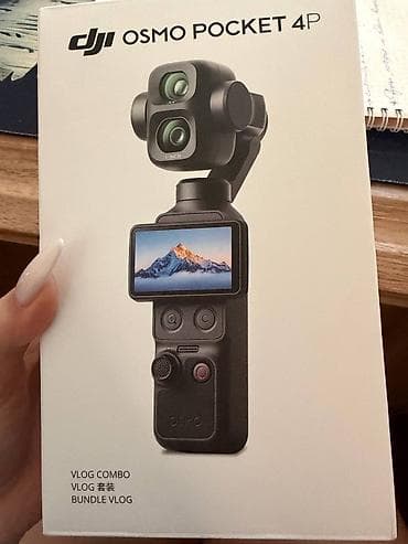 DJI Osmo Pocket 4P – Vlog Combo - İki kamera sistemi: yaxın və uzaq