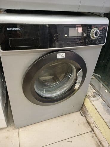 Mətbəx texnikası: Paltaryuyan maşın Samsung, 5 kq, İşlənmiş, Avtomat, Qurutma var, Kredit yoxdur, Ünvandan götürmə, Pulsuz çatdırılma, Ödənişli çatdırılma — 4