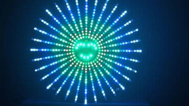 rengli lampalar: Электронный - танцесветильник, светодиодный спектр. Диаметр диска 20 — 10