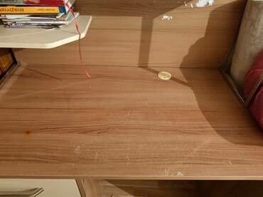 stolustu kompyuter: Düz masa, Polkalı, Siyirməli, Teksturalı laminat, Zəmanətsiz, Kredit yoxdur — 2