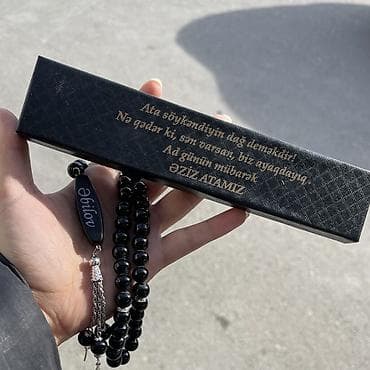 Istənilən yazı yazılır 😊 Şəxsi adla yazılan kişi təsbehi və hədiyyə