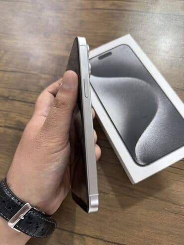 iphone xs max 256 gb ikinci el: IPhone 15 Pro Max, 256 GB, White Titanium, Zəmanət — 4