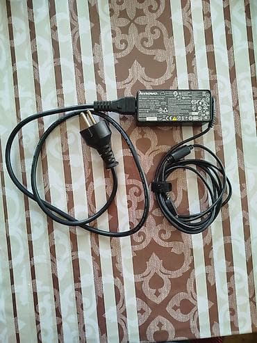 islenmis komputerler: Zavod istehsalı tam orijinal Lenovo noutbuk adapteri (şarj aləti) — 1
