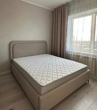 крават: Новый, Двуспальная кровать, С матрасом — 1
