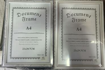 arka: Foto- və sənəd çərçivələri dəsti - Müxtəlif ölçülərdə dekorativ — 9
