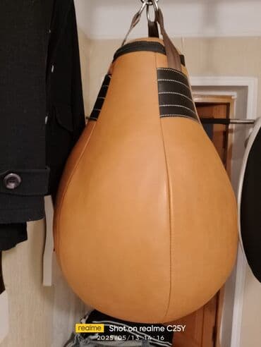 Maskalar, eynəklər: Məhsul: Armud formalı boks qaşığı (asılqanlı ağır kisə) - Forma — 7