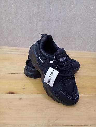 keta: Qara rəngli chunky unisex idman ayaqqabısı - Brend: WESTLINK (etiket — 3