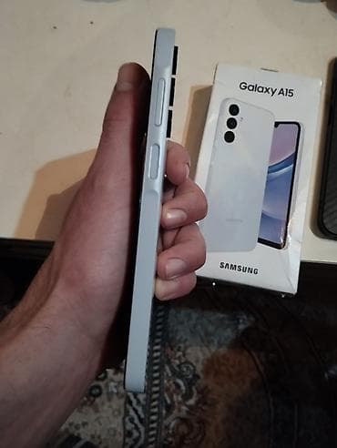 Mətbəx texnikası: Samsung Galaxy A15, 128 GB, rəng - Ağ, Barmaq izi — 3