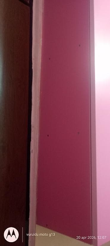 taxt altı: İkiqapılı divar şkafı – çəhrayı - Material: laminat/MDF tipli lövhə - — 9