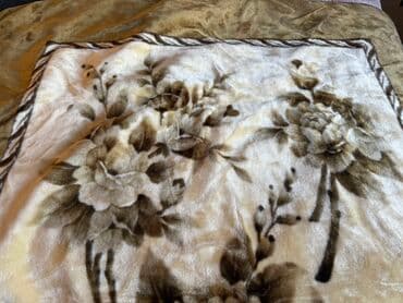 Yorğanlar, adyallar: Rəng - Bej Flis Pled — 1