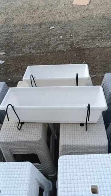 balkon reşotkaları: Dipçək Asılqan – Balkon üçün Ağ Rəngdə Balkon və pəncərə üçün ideal — 7