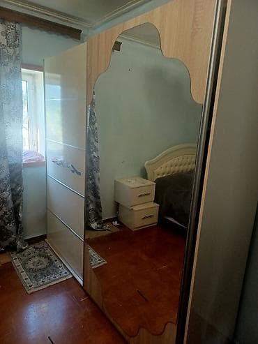 2 qapılı, Güzgülü, Bej, Digər material, Kupe, Düz dolab