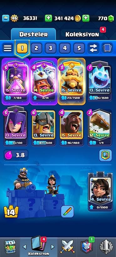 5 dollar: Clash Royale Hesabı Satılır: 🔥Yeni Hesabımız Artıq Satışdadır! 🎮 — 2