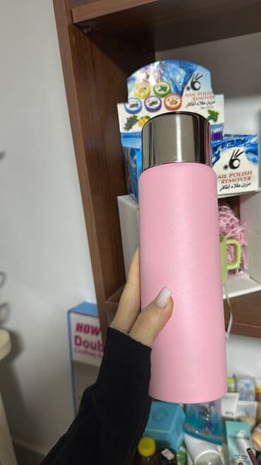 Rəng - Çəhrayı, Termos, Metal, 0,5 bucket volume l, Türkiyə