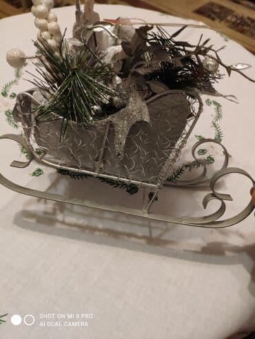 Süni güllər: Yeni il aksesuarları. 10-15-20₼ Yeni il xonça və ekibanular da — 10