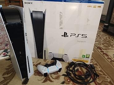 playstation 5 disksiz: Sony PlayStation 5 (Disk versiyası) - Güclü SSD və sürətli yüklənmə — 1