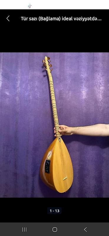 Kitablar və jurnallar: Türk sazı (Bağlama) – elektro-akustik model - Uzun saplı bağlama - — 7