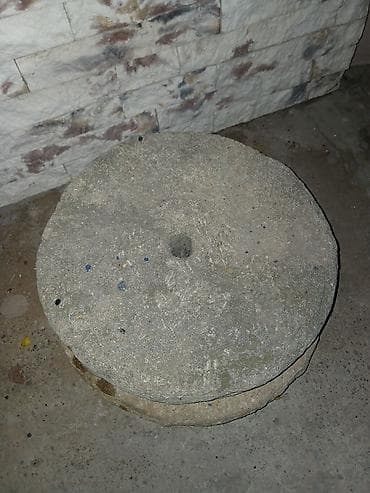 Daş dəyirman daşı (ikiqat) - Material: təbii daşdan yonulmuş üst və — 4