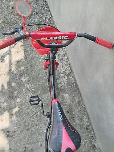 4 teker velosiped: Qırmızı velosiped 20lik uşaq üçün 170 manata alinib təzə qalıb — 2