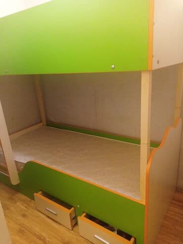 двухъярусные кровати в рассрочку: Oğlan və qız üçün, Yeni, Çarpayı, Matras ilə, Siyirməli, Dəmir — 3