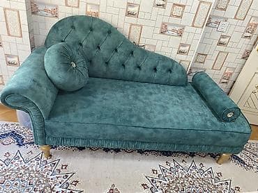 Mini-divan, Açılmayan, Bazasız, Vеlur parça — 3