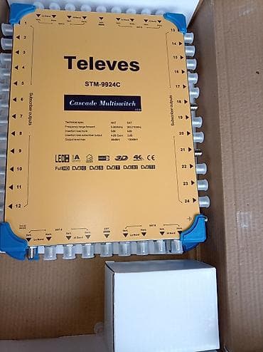 playstation 2 oyun diskleri: Televes peyk paylama dəsti Tərkib: - Televes STM-9924C Cascade — 3