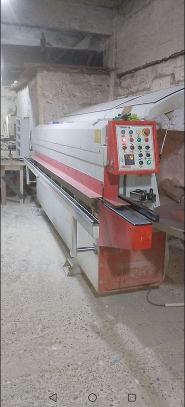 disk yonan aparat: Mebel istehsalı üçün kənar bantlama (kənar yapışdırma) xətti – Turan — 2