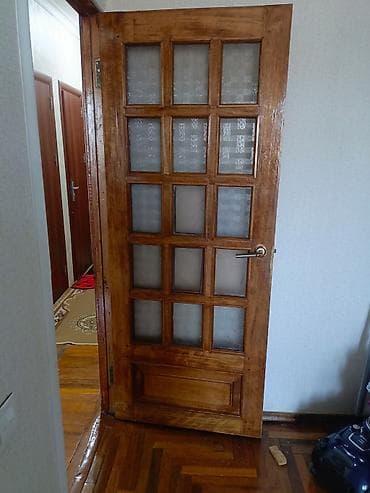 balka: Məhsul: Taxta otaq qapıları və balkon qapısı/pəncərə dəsti — 3