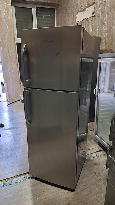 Hoffmann ikikameralı soyuducu - Rəng: paslanmayan polad (inox), mat