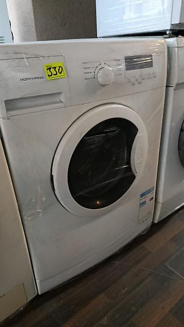 Hoffmann önyükləməli paltaryuyan maşın - Zərif ağ dizayn, iri ön qapı