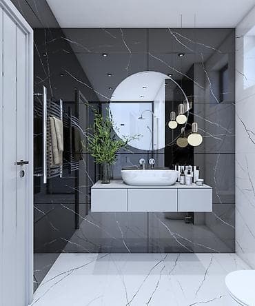 Avto xidmətlər: Kafel Metlaq ustasi - Müasir, minimalist üslubda layihələndirmə: boz — 5